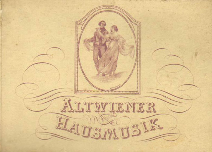 Обложка сборника "Домашняя музыка старой Вены" (1925)
