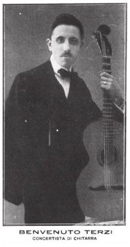 Бенвенуто Терци – победитель конкурса гитаристов (1925)