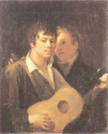 М. И. Теребенев. Два приятеля. 1811. Русский музей, СПБ.